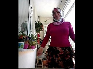 Turkse oma in amateur video