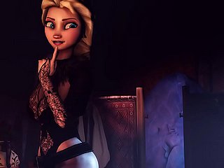 Get under one's Queen's secretive Elsa (Frozen)