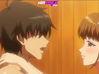 Anime hentai fodido no banheiro com um demônio anime-hentai !!!