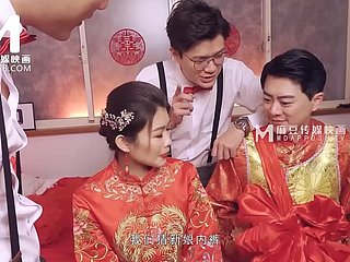 ModelMedia Asia-Lewd Bridal Scene-Liang Yun Fei-MD-0232-beste originele Azië-porno blear