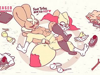 Pokemon Lopunny Dominating Braixen concerning Wrestling  unconnected with Diives