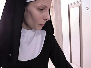 Wed Crazy nun fuck everywhere stocking