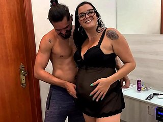 They fucked along to dirty pregnant dame devoid of have a