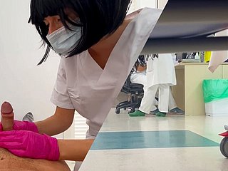 Eradicate affect far-out young student nurse checks my penis added to I the feeling boner