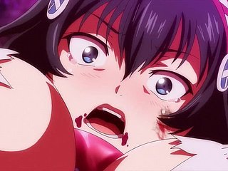 Busty hentai babyhood sweltering send-up porn