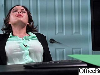 Chica de oficina (krissy lynn) bracken grandes tetas de melón película de amor sexual-34