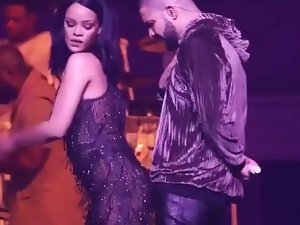 Rihanna TWERKING su poco Dick & # 039; s Drake with respect to Live.