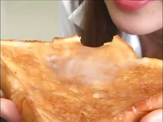 Japanischer Vouch Bukkake (Cum overhead Food)