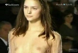 Oops - Lingerie Runway Show - See Flip added to nude - on TV - Compilation