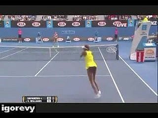 Venus Williams - Upskirt Kein Schlüpfer auf dem Tennisplatz