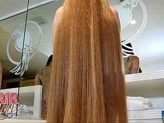 naakt rondborstige tow-haired langharig milf leona vooruit surging